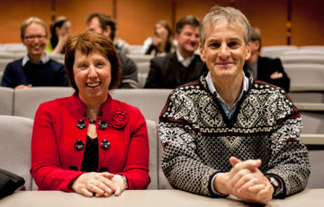 Jonas Gahr Støre og Catherine Ashton